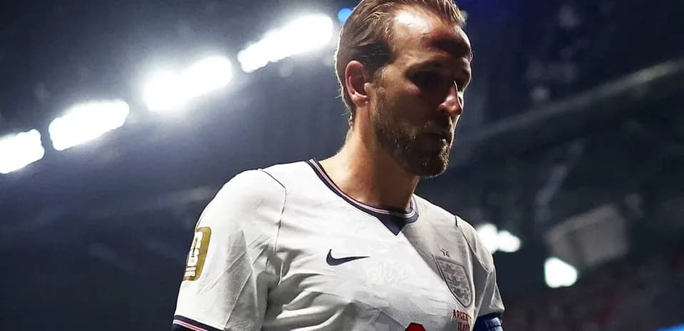 Player walking off the field in England kit
