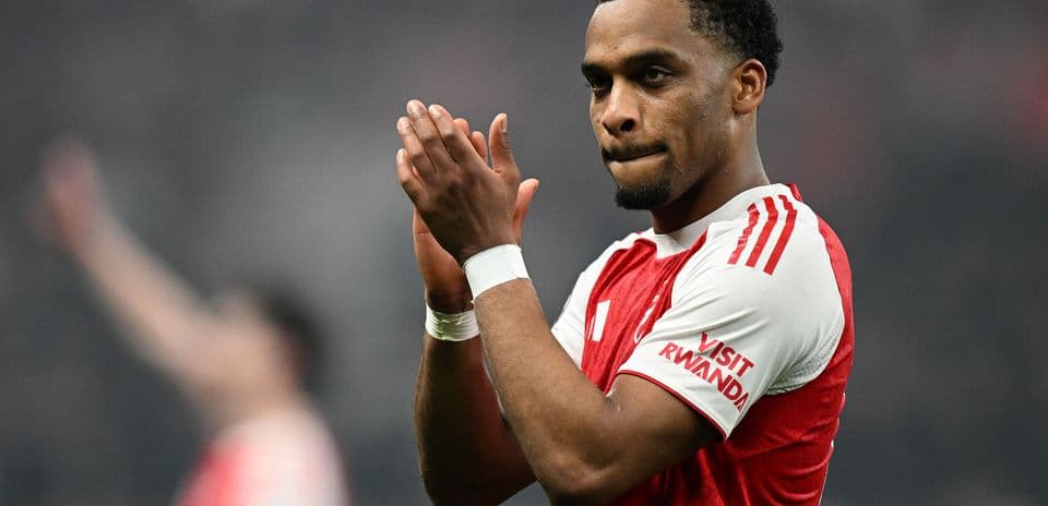 Player applauding fans after match