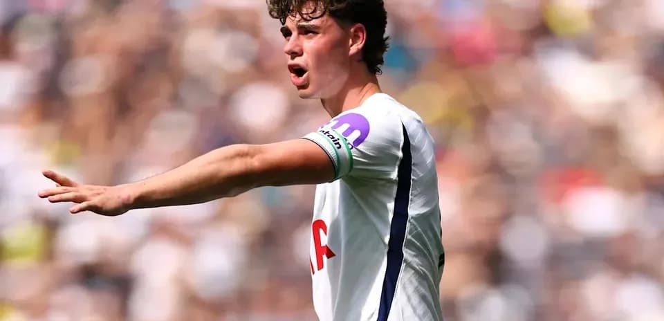 Player gesturing on the field during match