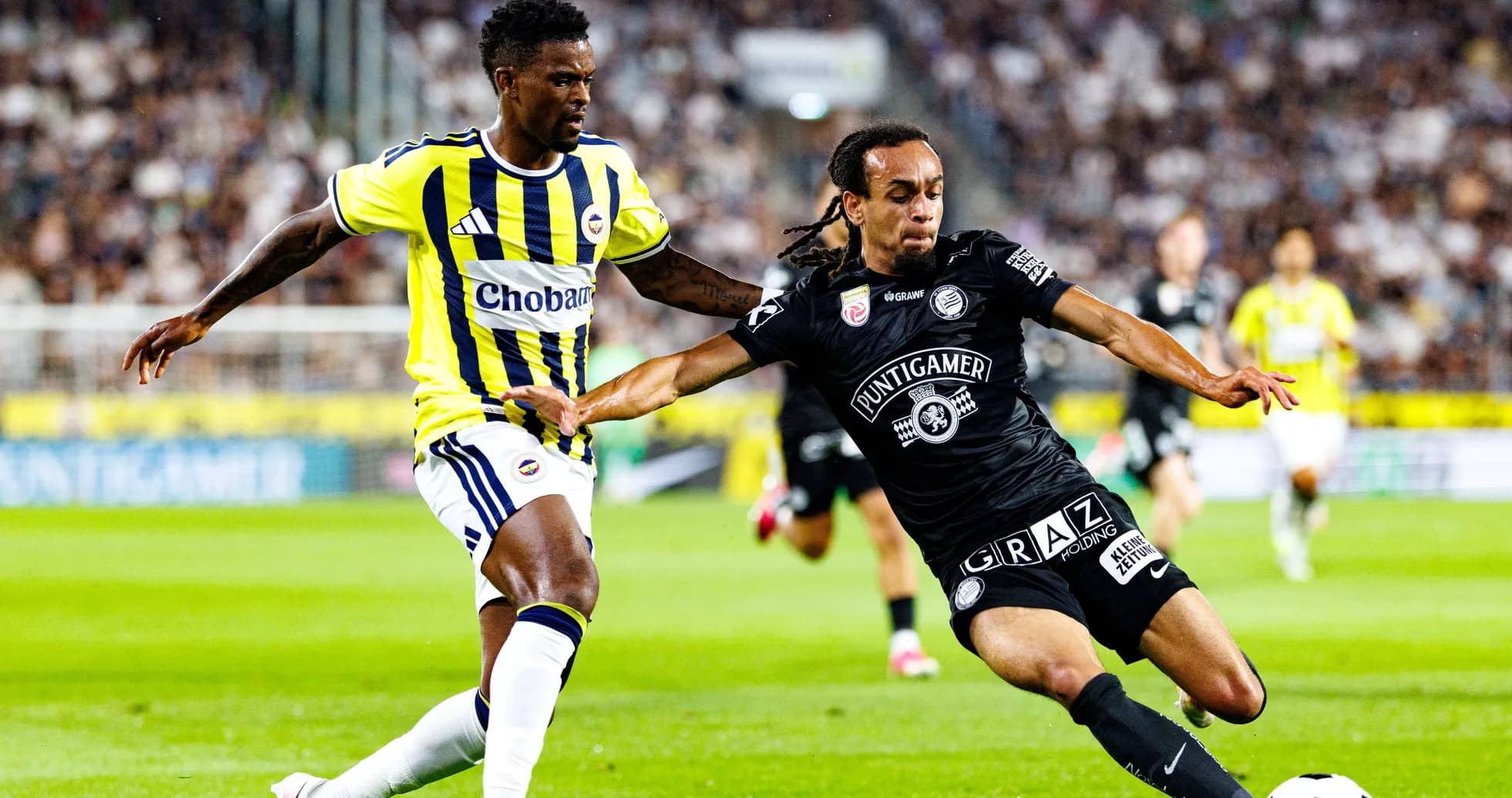 Players competing in UEFA Champions League match
