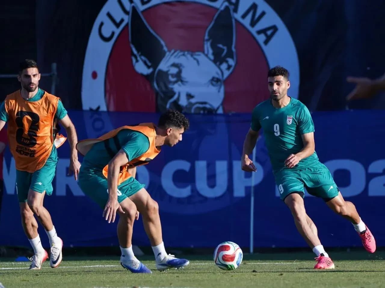 Iran players training for World Cup 2026