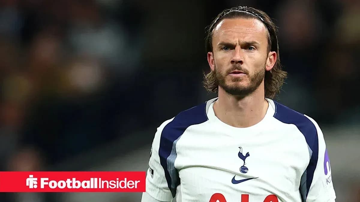 Player in Tottenham kit on the field