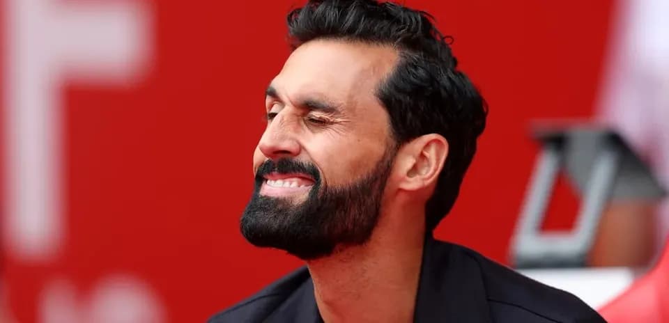 Man smiling while sitting on the bench