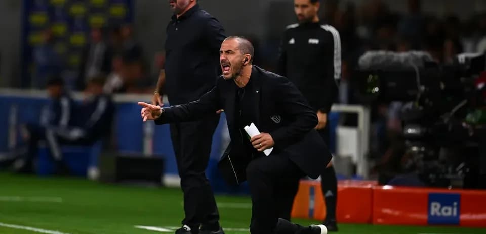 Coaches giving instructions during a match