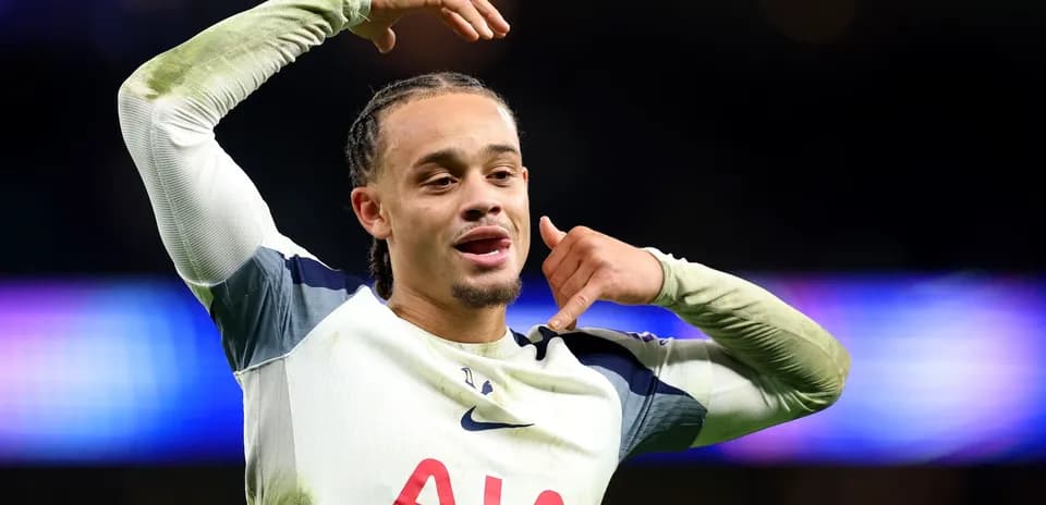 Player celebrating with a phone gesture after match