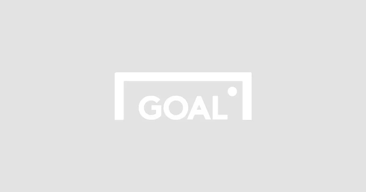 Soccer goal post with goal logo displayed