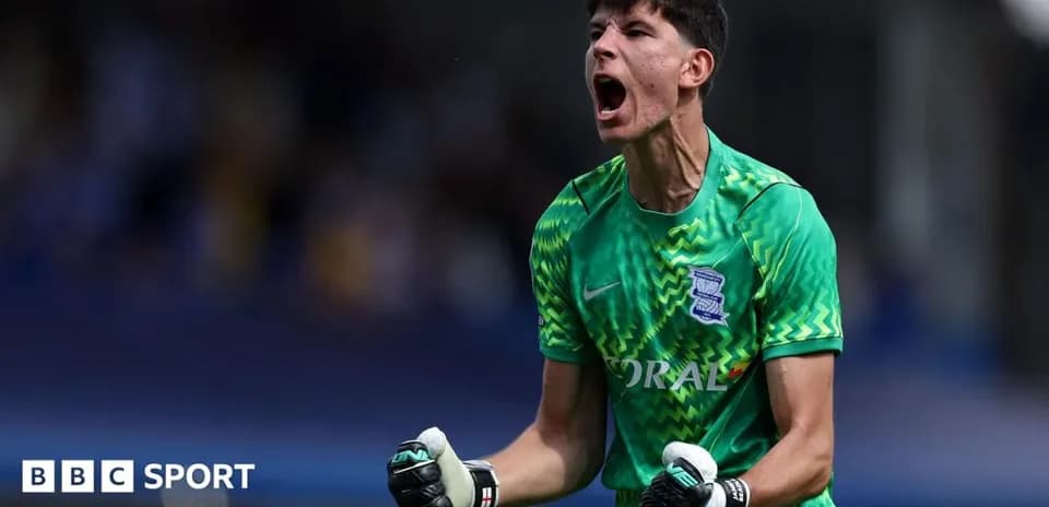 Goalkeeper celebrating during a football match