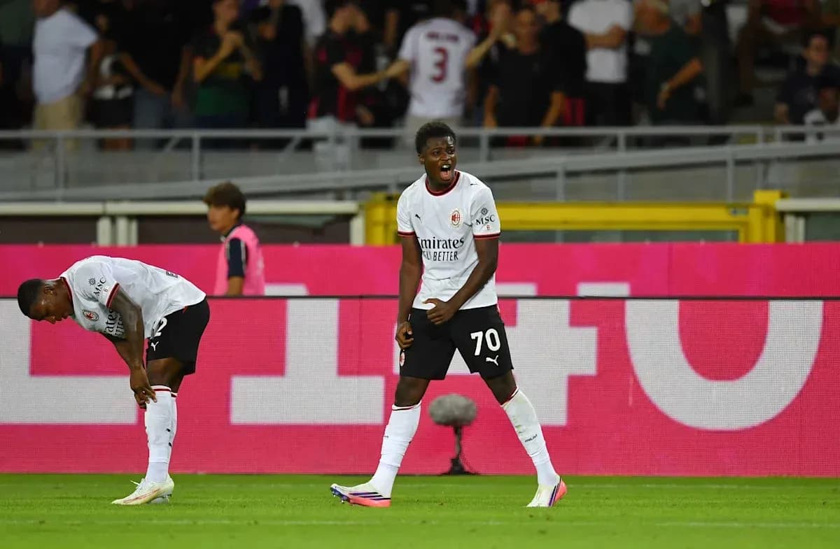 Player celebrating a goal during match