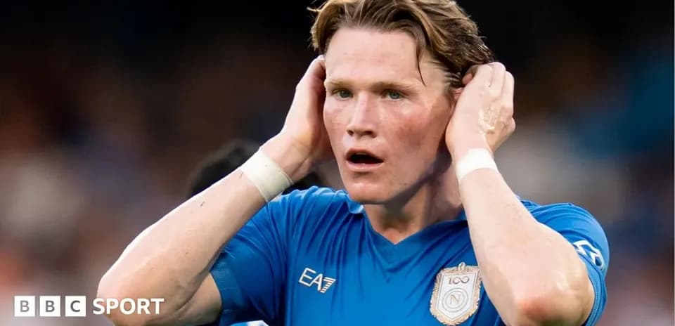 Player reacting during match with hands on head