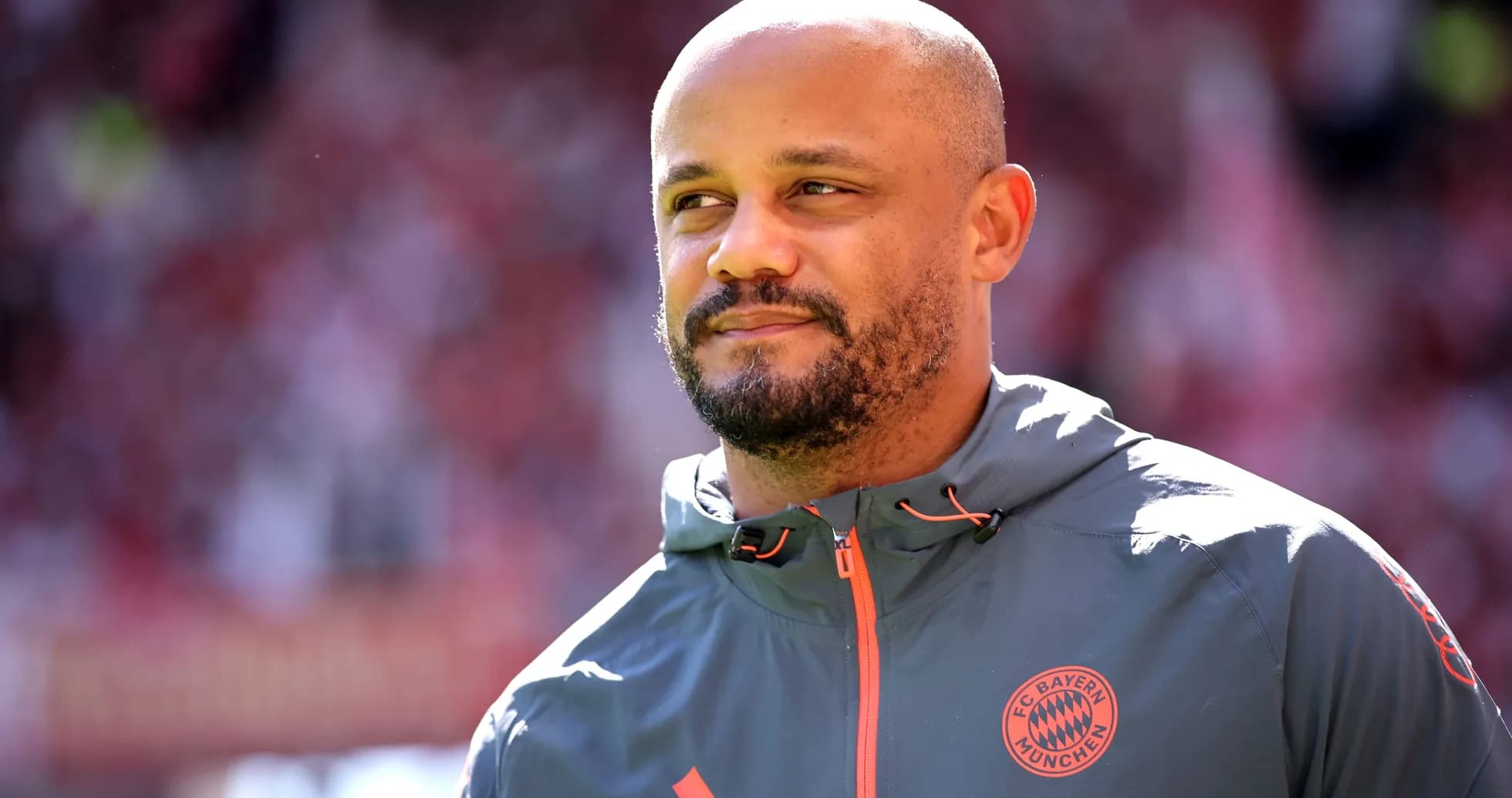 Bayern Munich coach during match warm-up