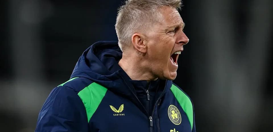 Coach shouting during a football match