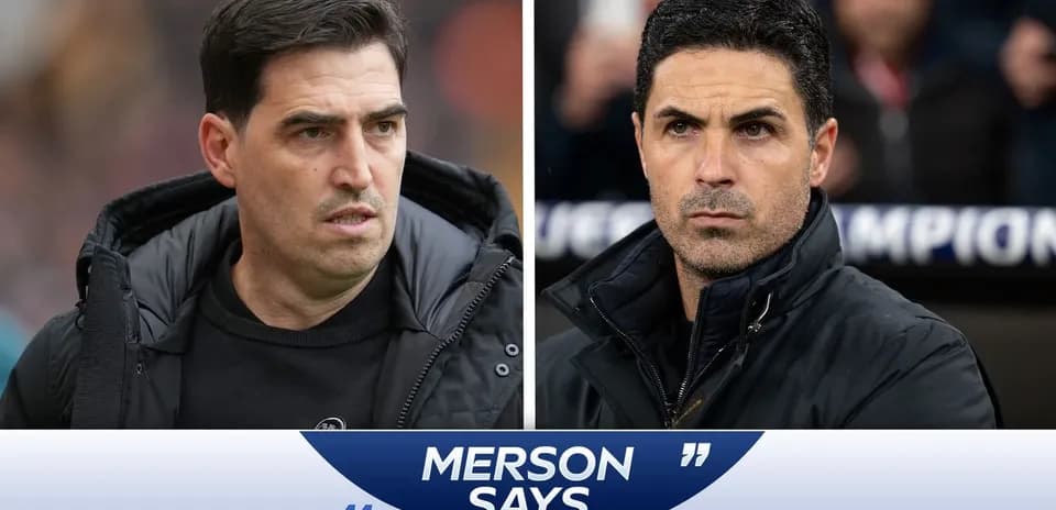 Two football managers during a discussion segment