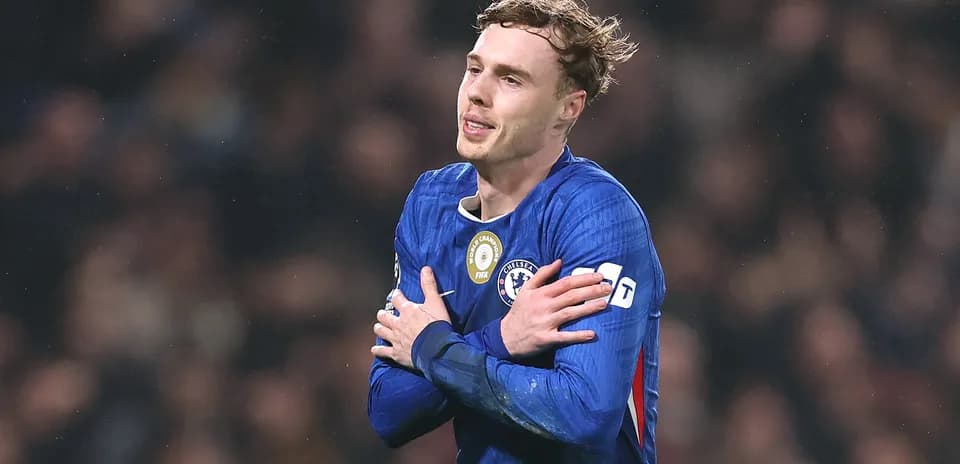 Chelsea player celebrating during a match