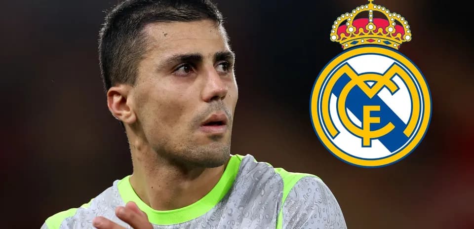 Goalkeeper in action with Real Madrid logo overlay
