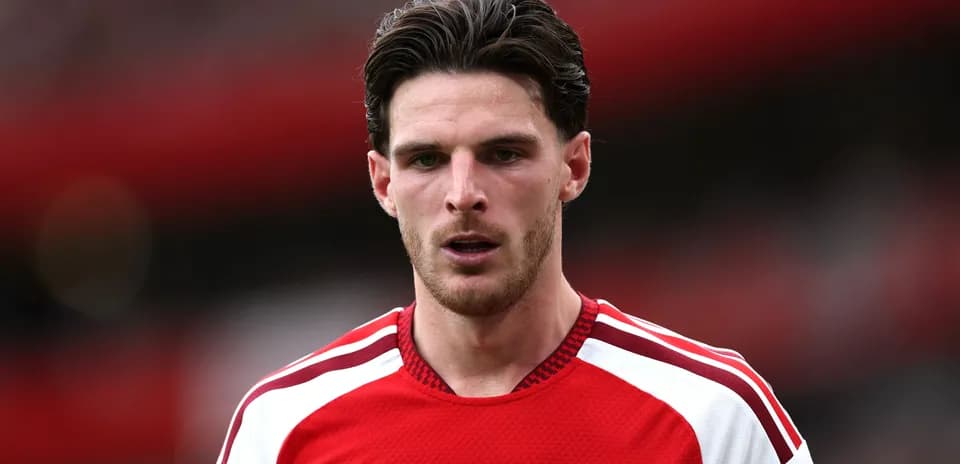 Player wearing Arsenal kit during a match