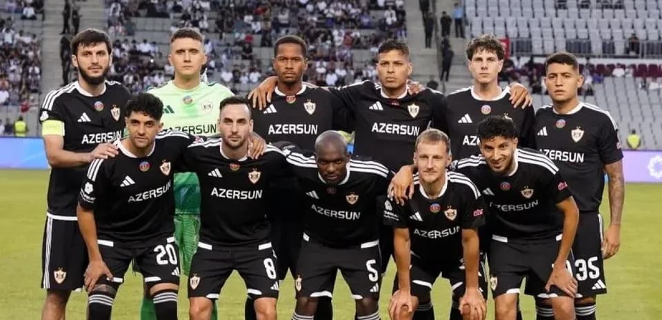 Qarabag team lineup for UEFA Europa League match
