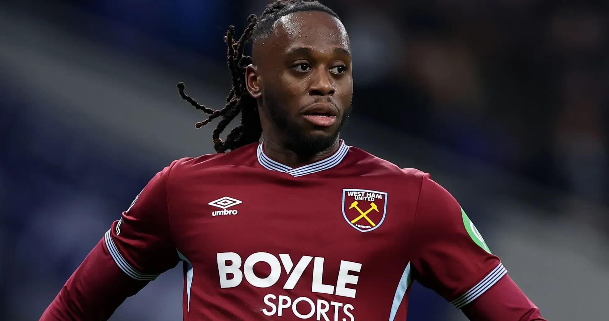 West Ham United player in action during match