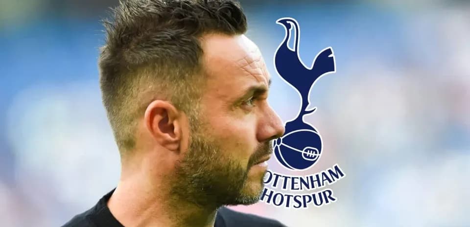 Profile of a man with Tottenham Hotspur logo
