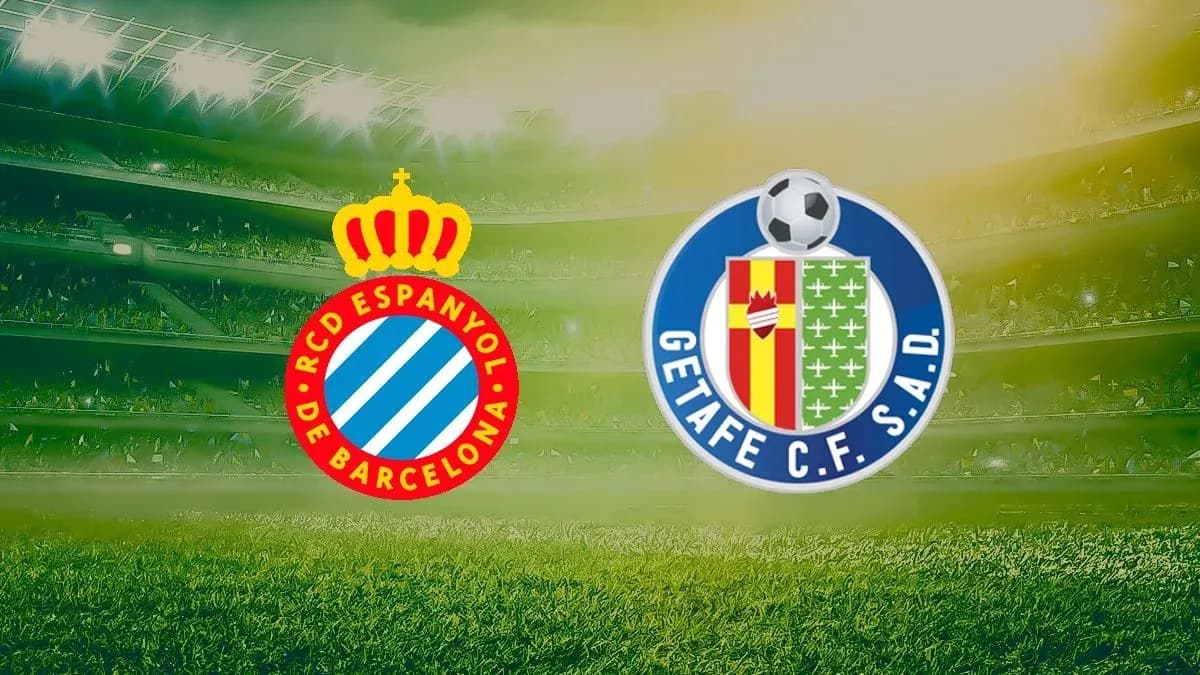 RCD Espanyol and Getafe logos displayed