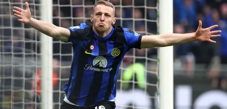 Player celebrating after scoring a goal
