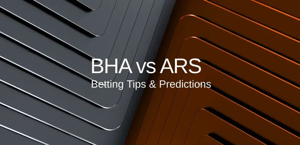 BHA vs ARS betting tips and predictions graphic