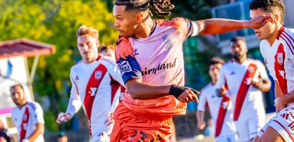 Indy Eleven player in action during match