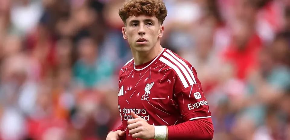 Liverpool player in red kit during match