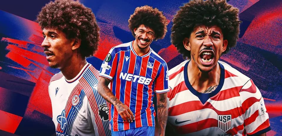 Player in various jerseys with colorful background