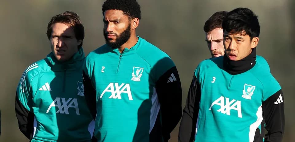 Players in training gear during a training session
