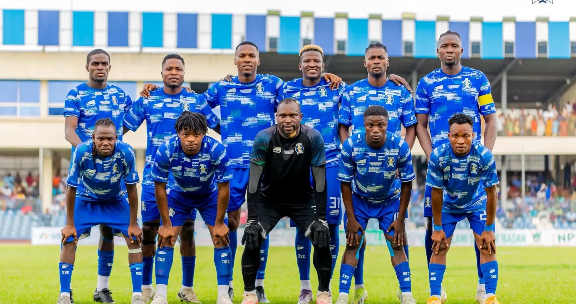 UDIB team lineup before CAF Confederation Cup match