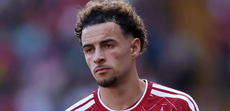 Player wearing red jersey during match