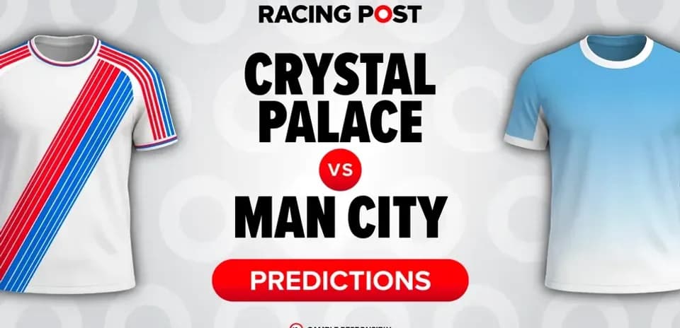 Crystal Palace and Man City jersey predictions graphic