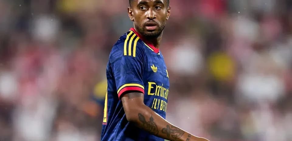Player in Arsenal jersey during a match