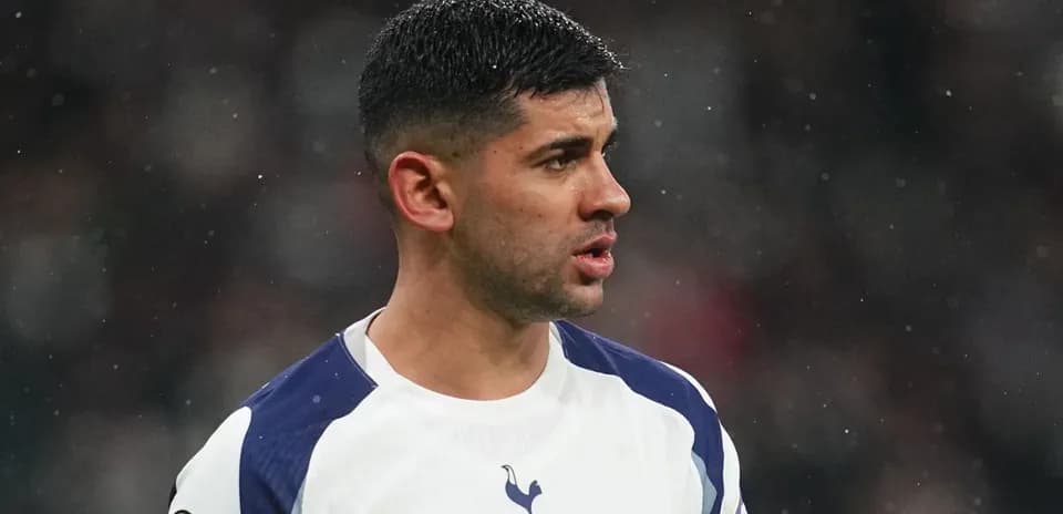 Player in Tottenham jersey during a match