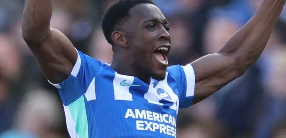Player celebrating a goal on the field
