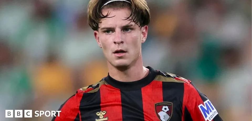 Player in AFC Bournemouth kit during match