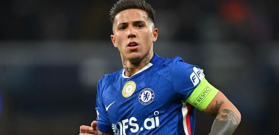 Player in blue Chelsea kit during match action