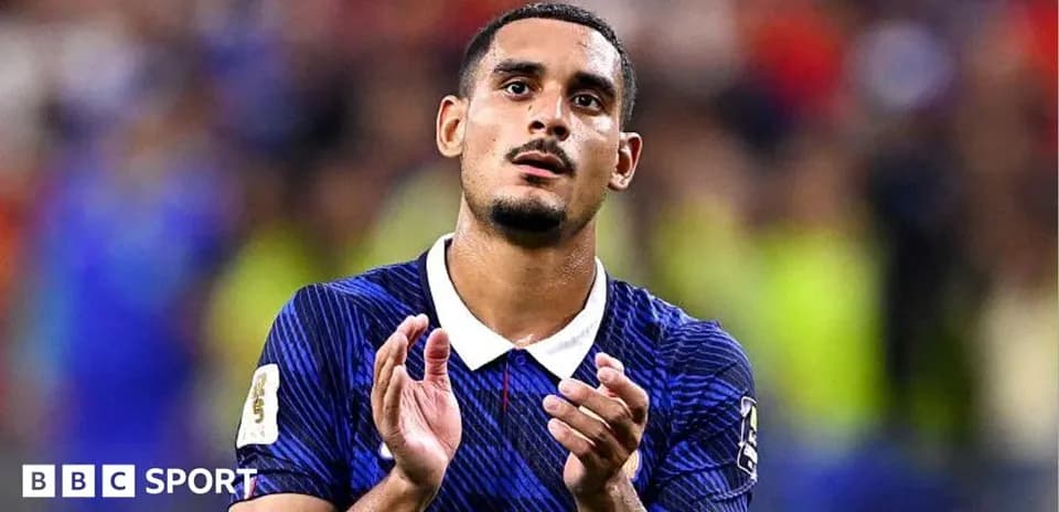 Player applauding fans after match performance