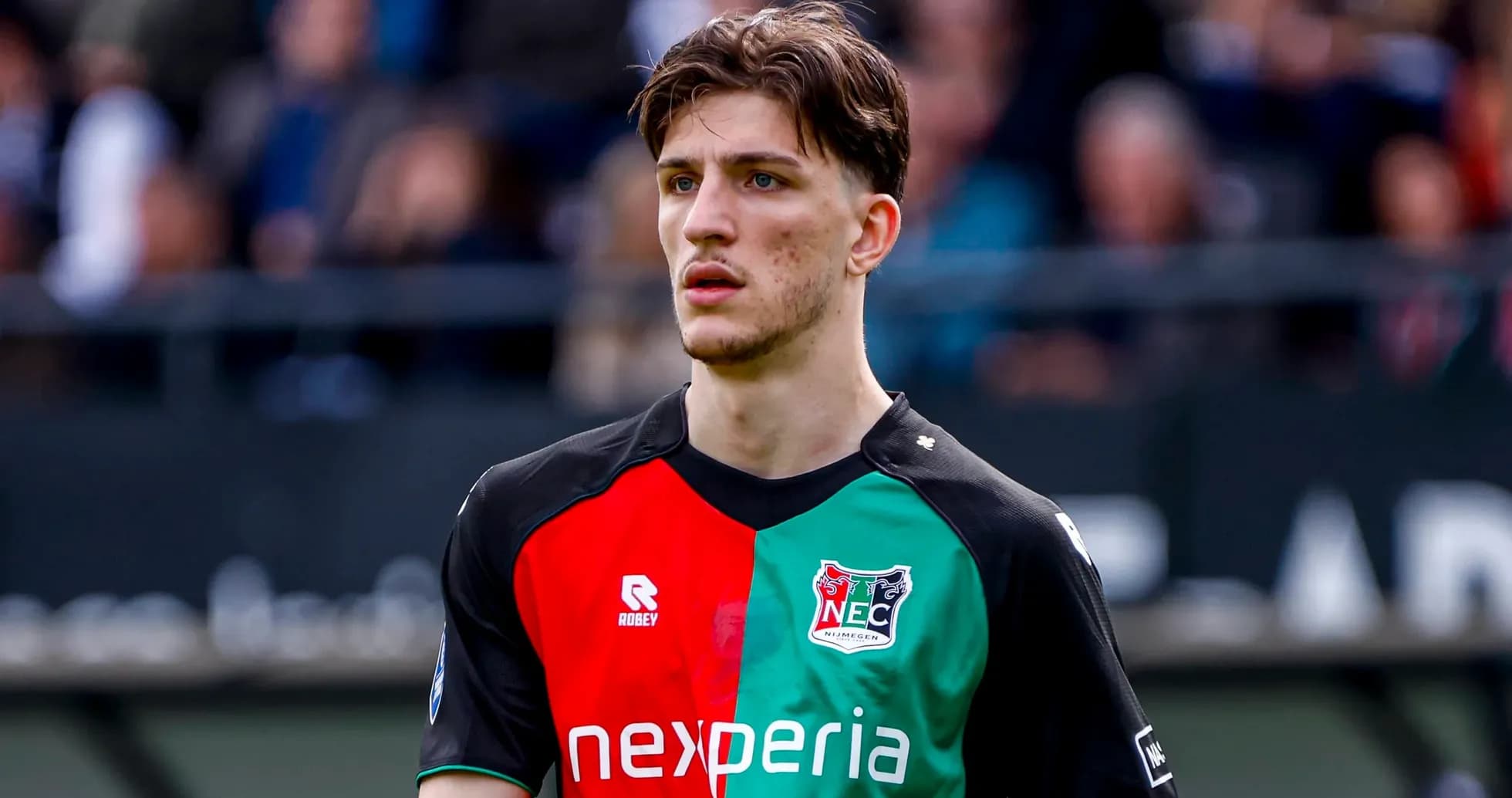 Player in NEC Nijmegen kit during match