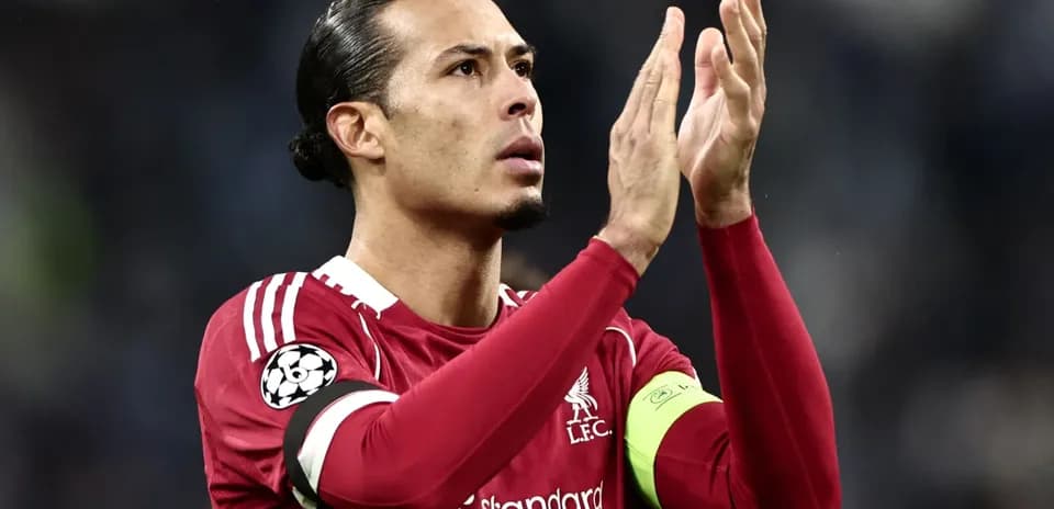 Player applauding fans during match celebration
