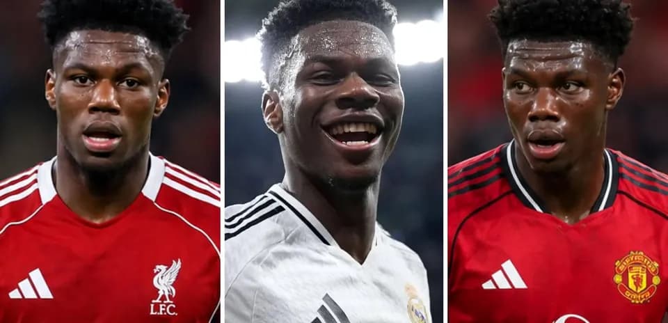 Player wearing different club jerseys in three images