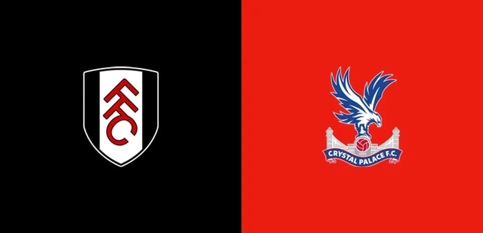 Logos of Fulham FC and Crystal Palace FC