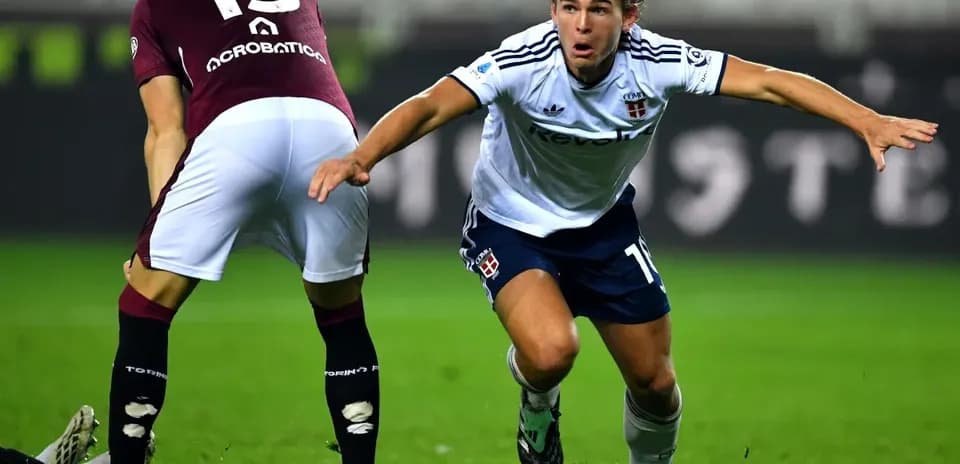 Como player sprinting during Serie A match