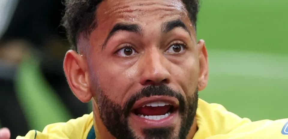 Player celebrating during a match with excitement