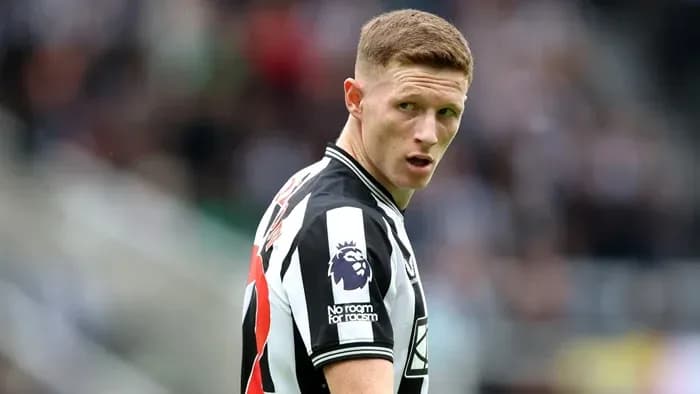 Newcastle United player on the pitch during match