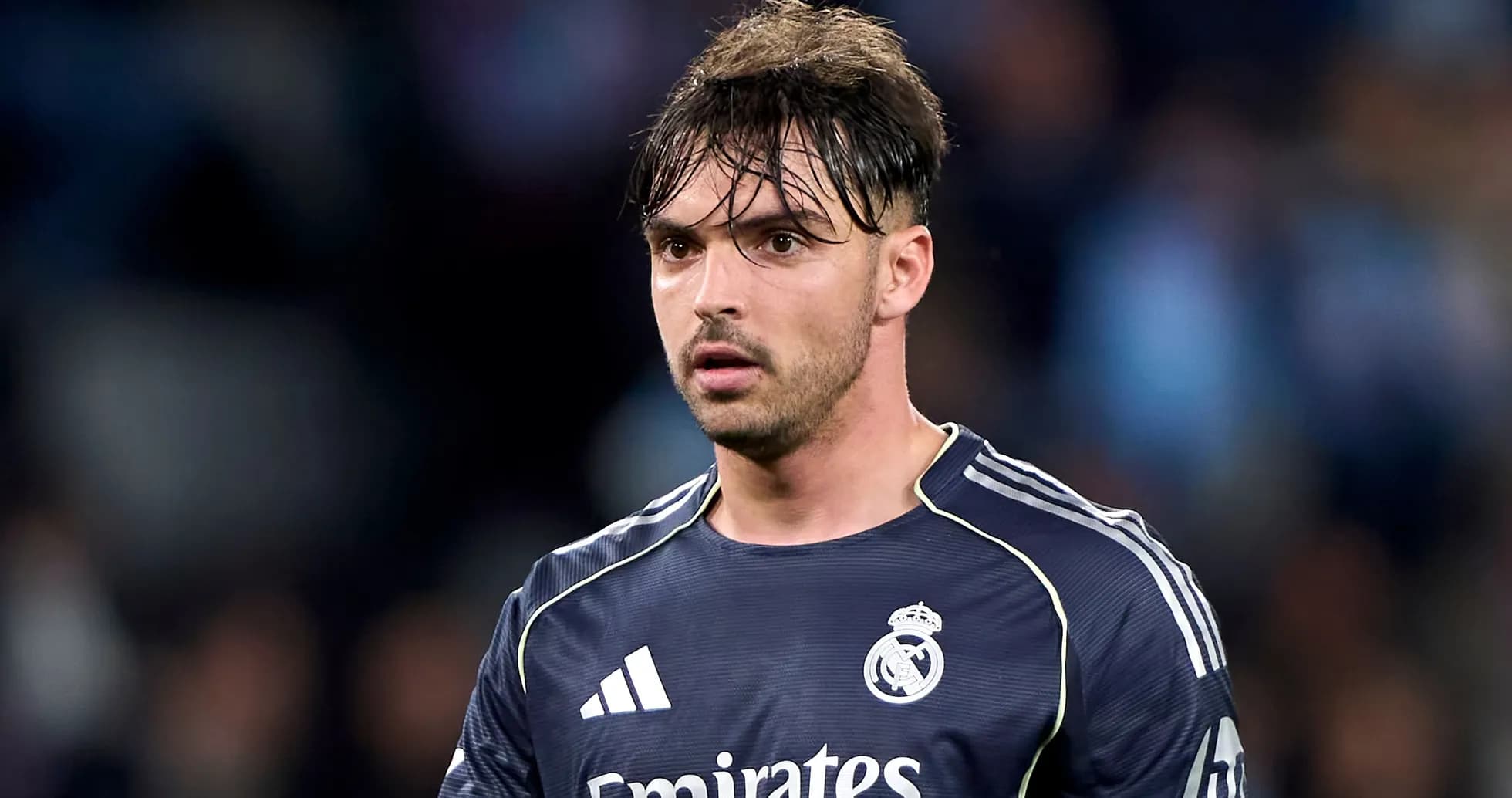 Goalkeeper in Real Madrid jersey during match