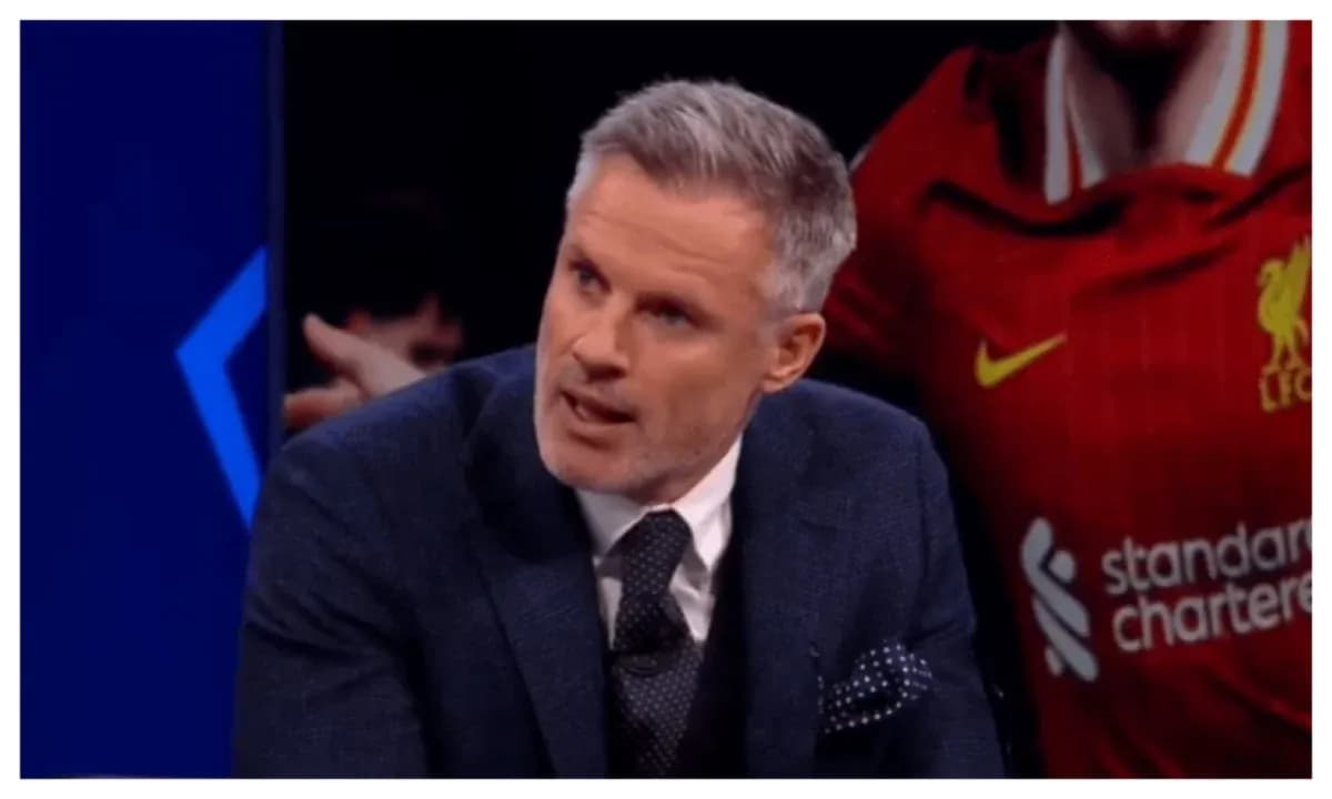Analyst speaking during football commentary segment