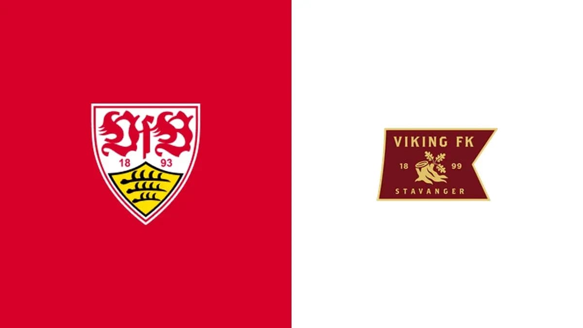 Logos of VfB Stuttgart and Viking FK