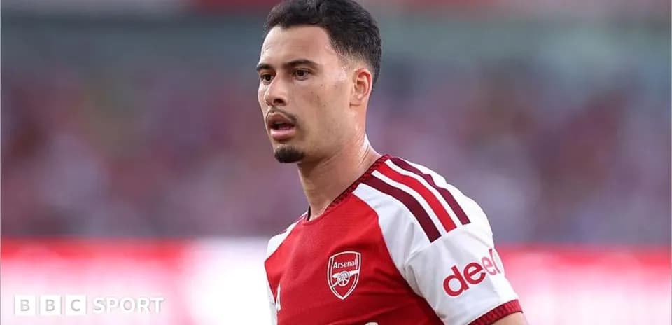 Arsenal player during a match on the field