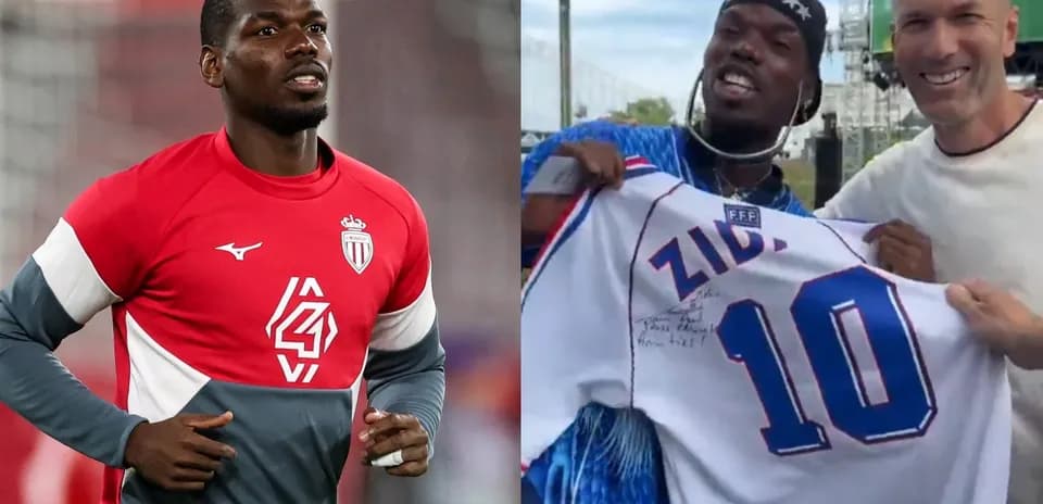 Football player training and holding signed jersey
